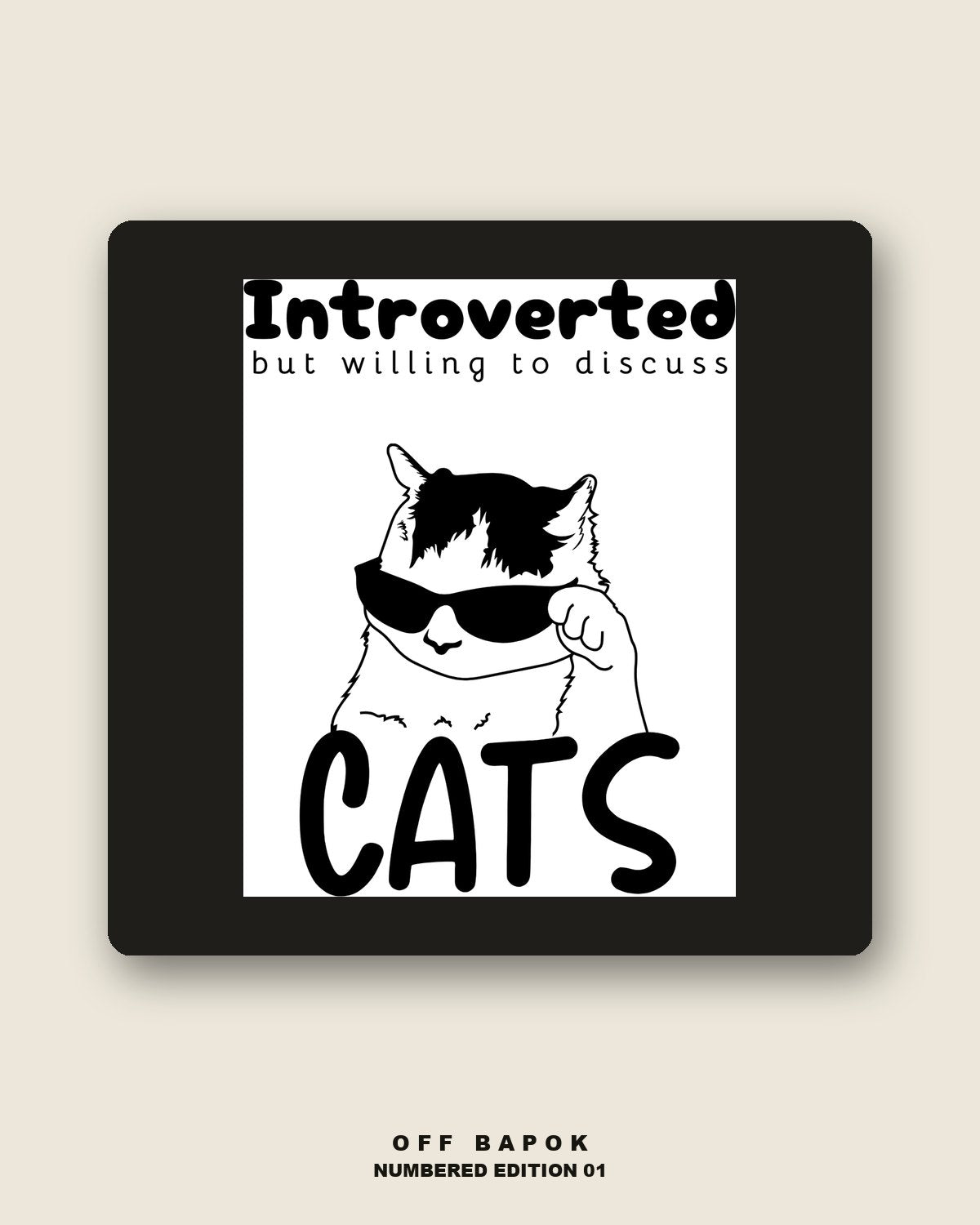 Introverted but Willing to Discuss Cats