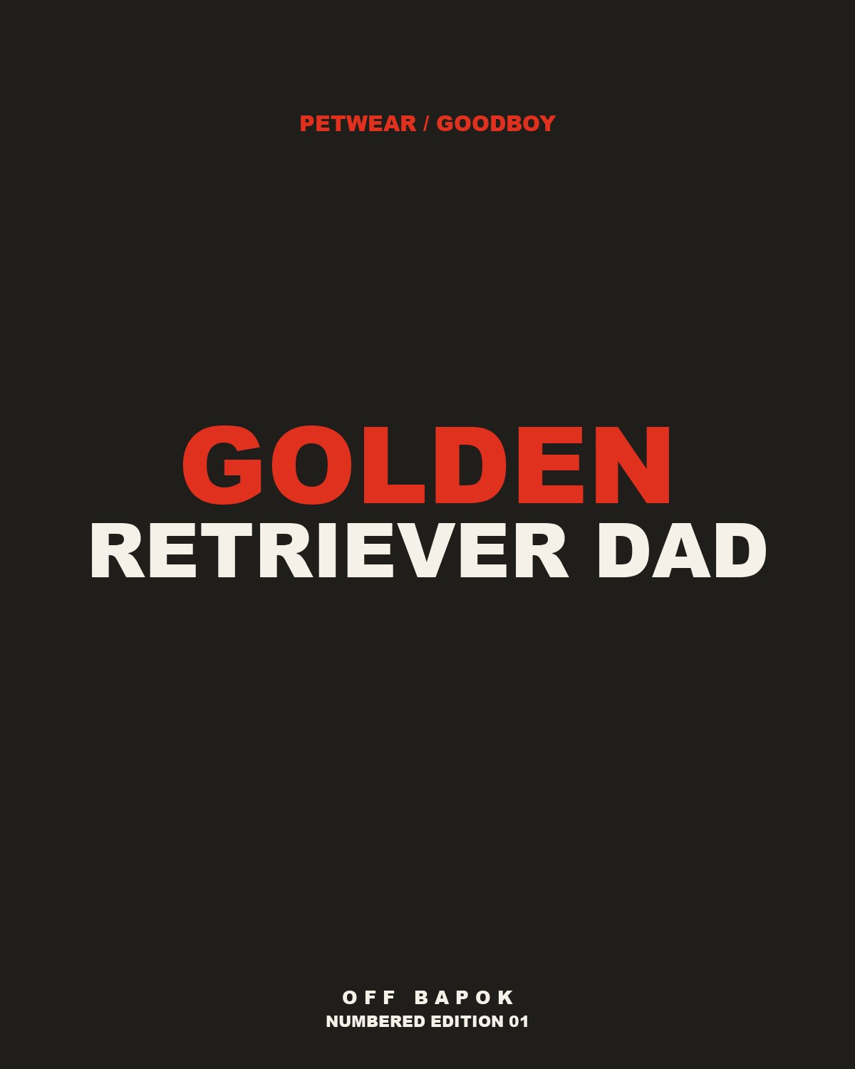Golden Retriever Dad